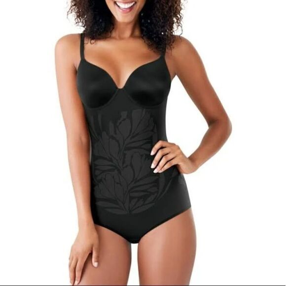 Maidenform women’s flexees fit sense all-in-one shaping bodybriefer size M - Picture 1 of 10